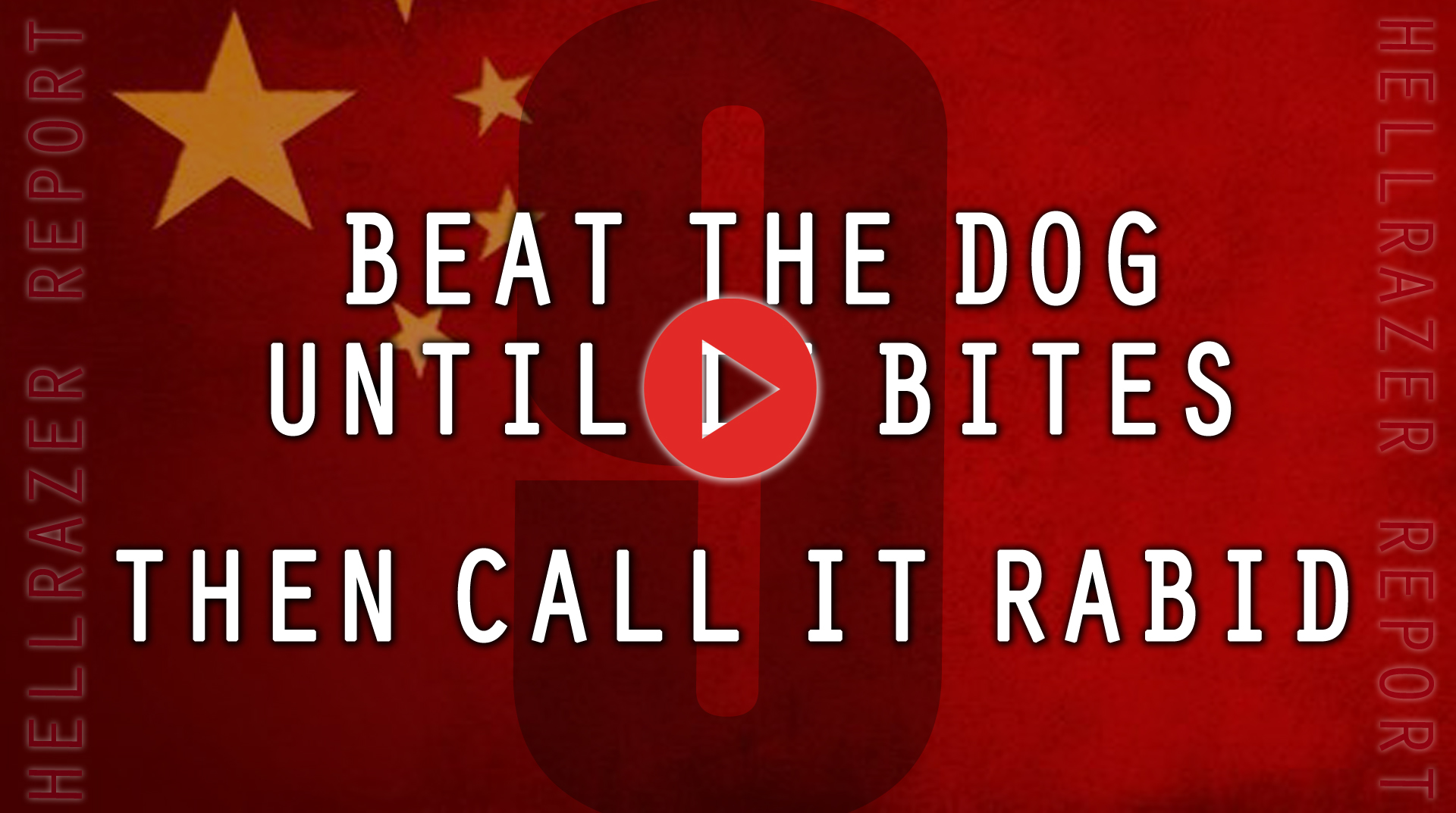 Beat the dog until it bites. Then call it rabid. Fire Breathing Christian